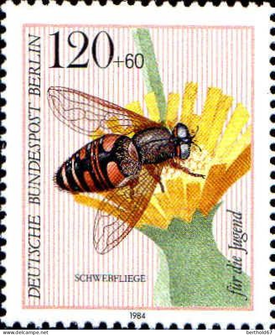 Berlin Poste N** Yv:673/676 Pour La Jeunesse Insectes - Ongebruikt