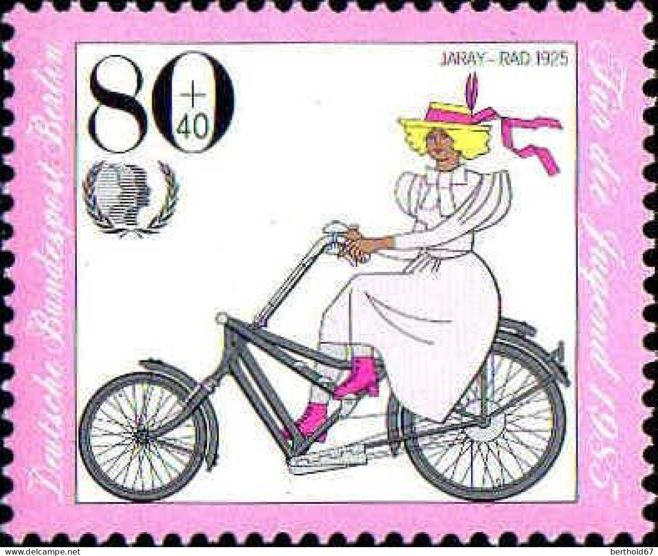 Berlin Poste N** Yv:695/698 Pour La Jeunesse Bicyclettes - Neufs