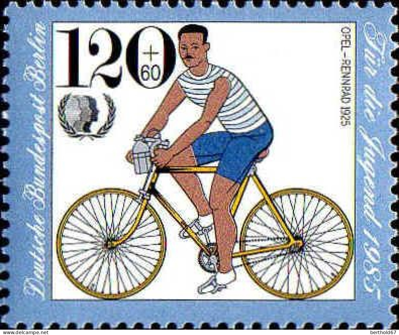 Berlin Poste N** Yv:695/698 Pour La Jeunesse Bicyclettes - Nuevos
