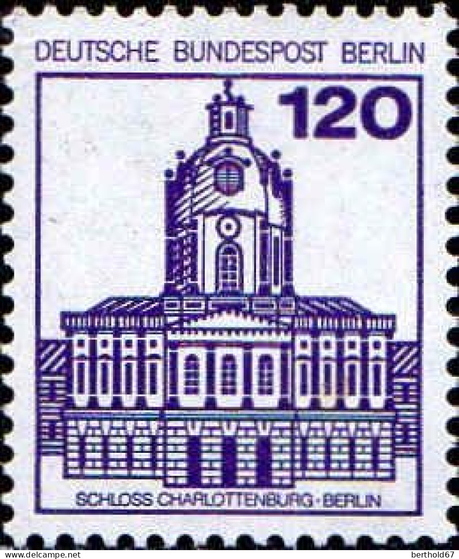 Berlin Poste N** Yv:637/638 Châteaux De Charlottenburger & Ahrensburg - Nuevos