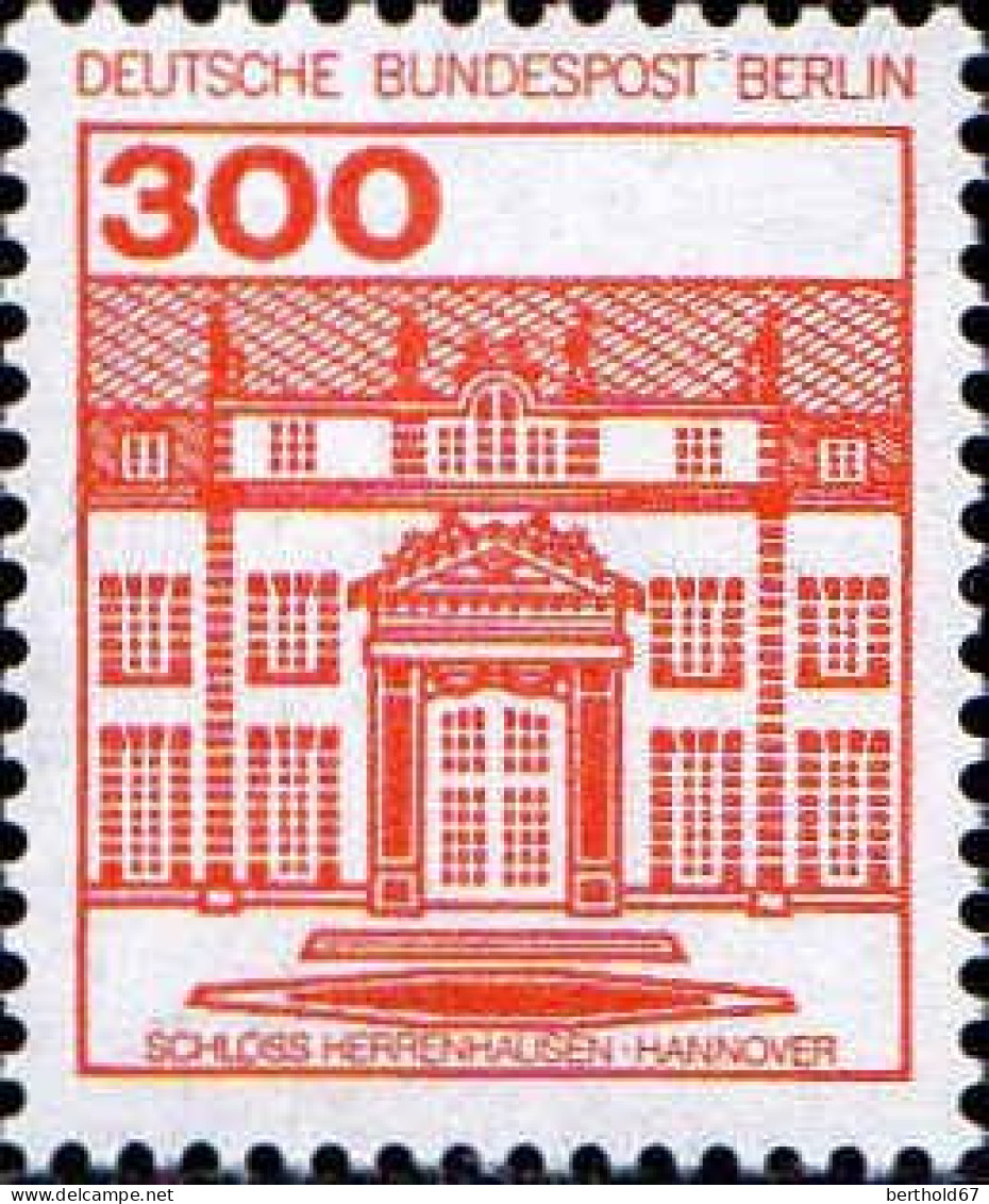 Berlin Poste N** Yv:632/634 Châteaux De Lichtenstein Wilhelmsthal & Herrenhausen - Neufs