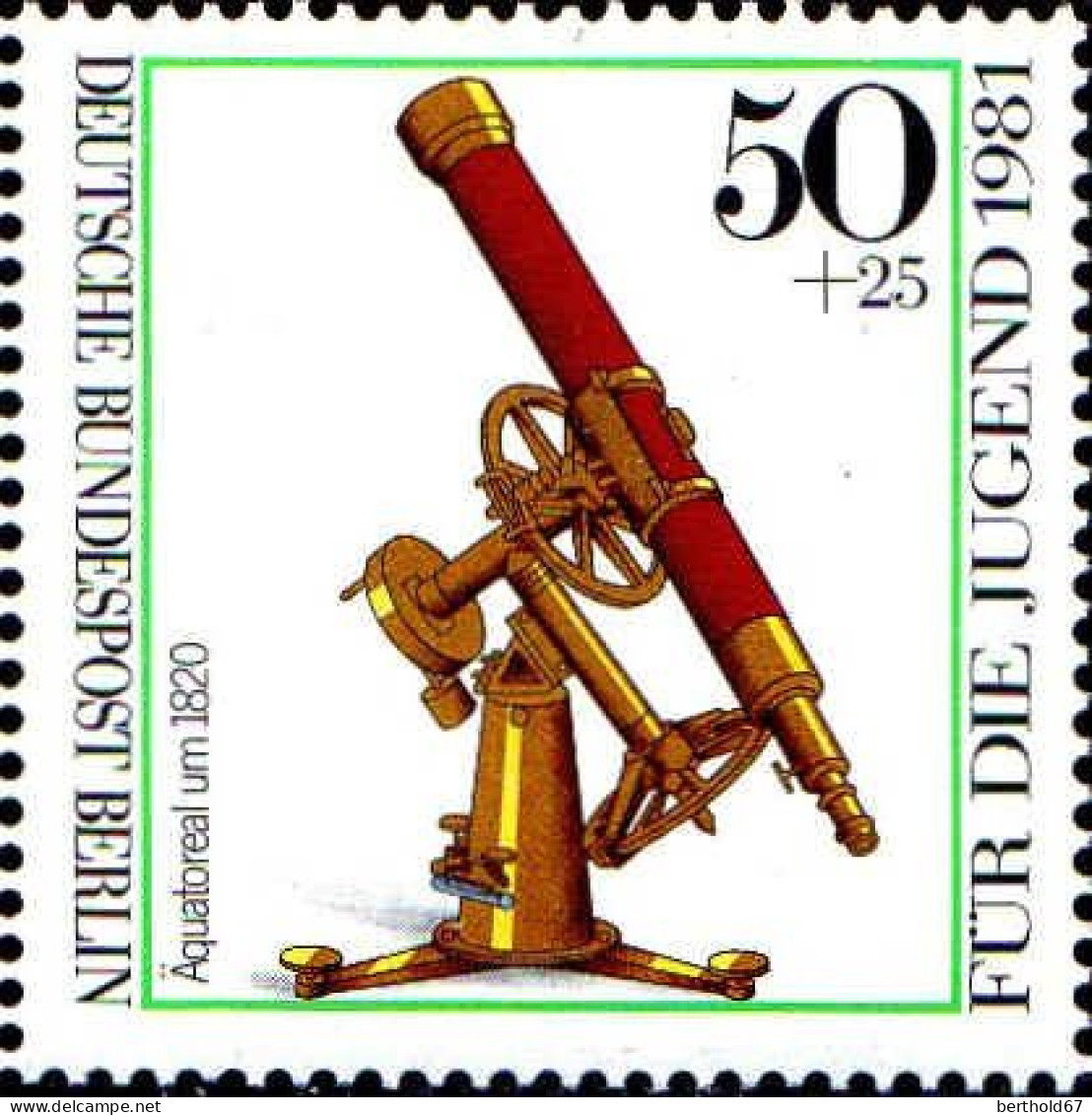 Berlin Poste N** Yv:602/605 Pour La Jeunesse Instruments D'optique - Unused Stamps