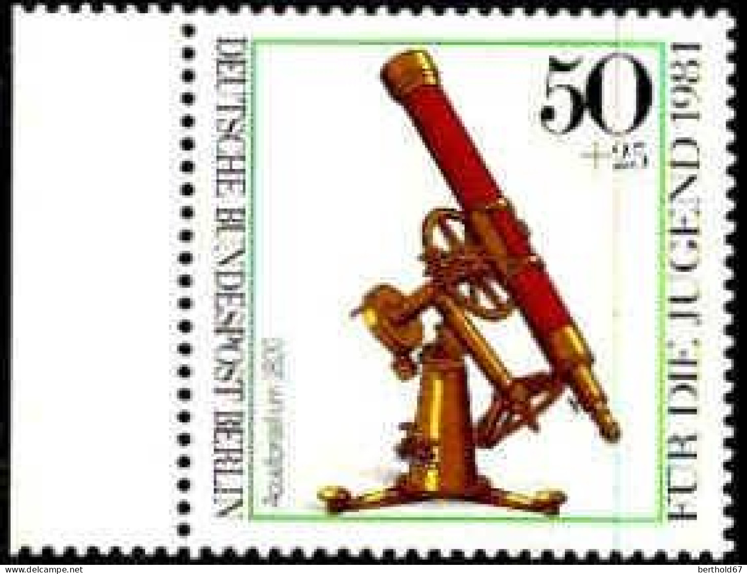 Berlin Poste N** Yv:602/605 Pour La Jeunesse Instruments D'optique Bord De Feuille - Unused Stamps