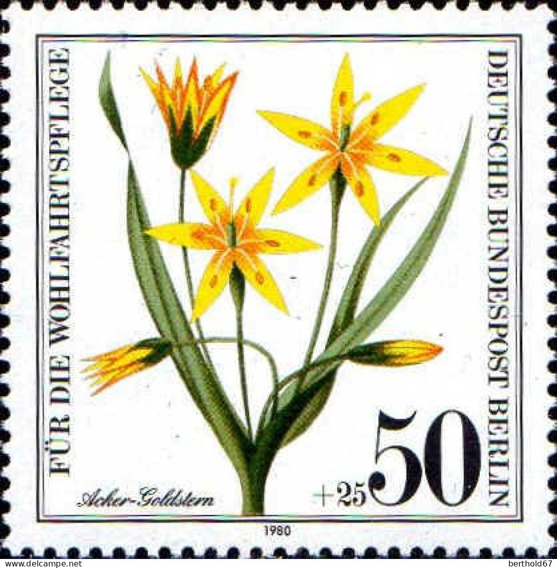 Berlin Poste N** Yv:590/593 Bienfaisance Herbes Des Champs - Nuevos