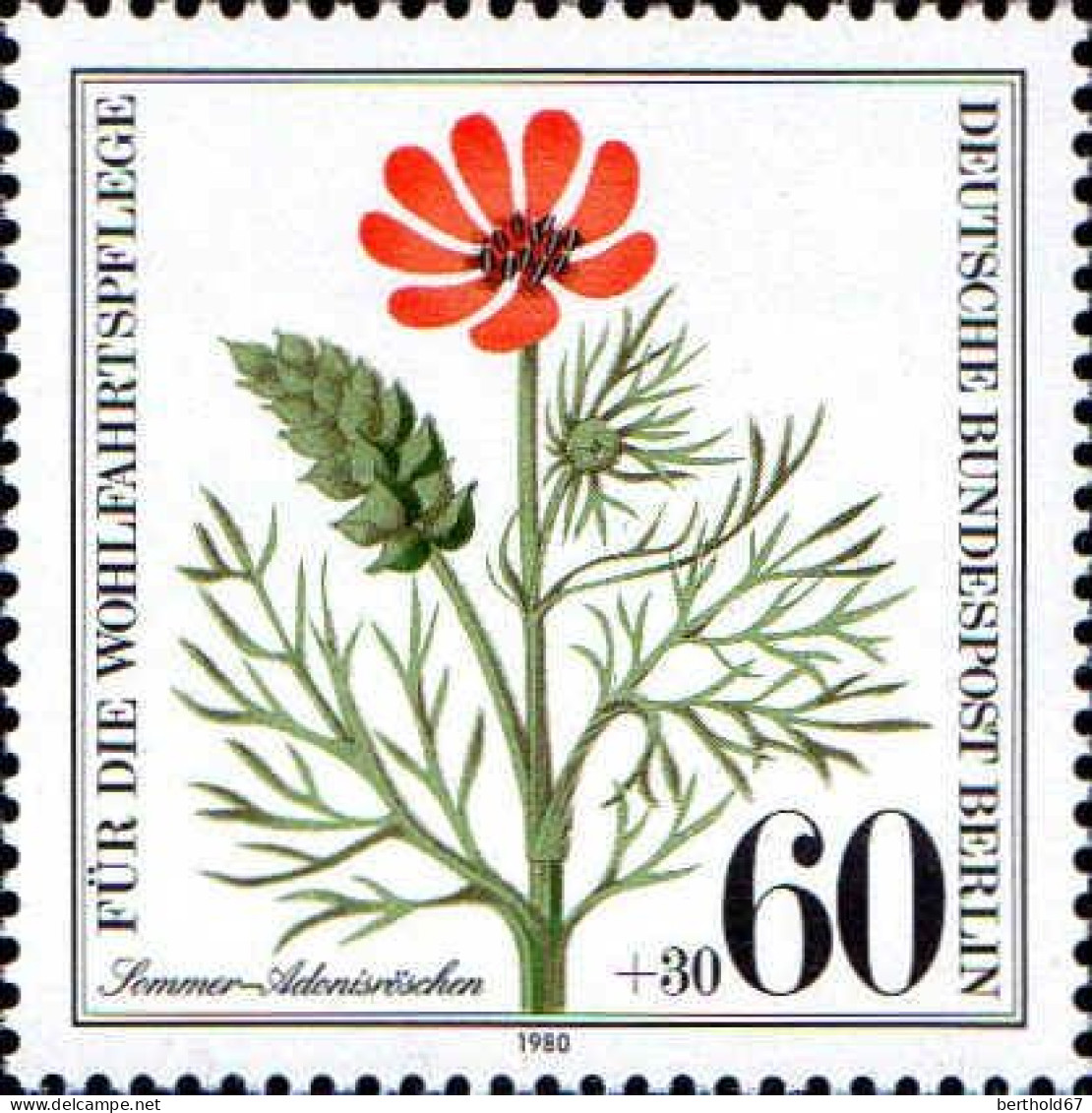 Berlin Poste N** Yv:590/593 Bienfaisance Herbes Des Champs - Unused Stamps