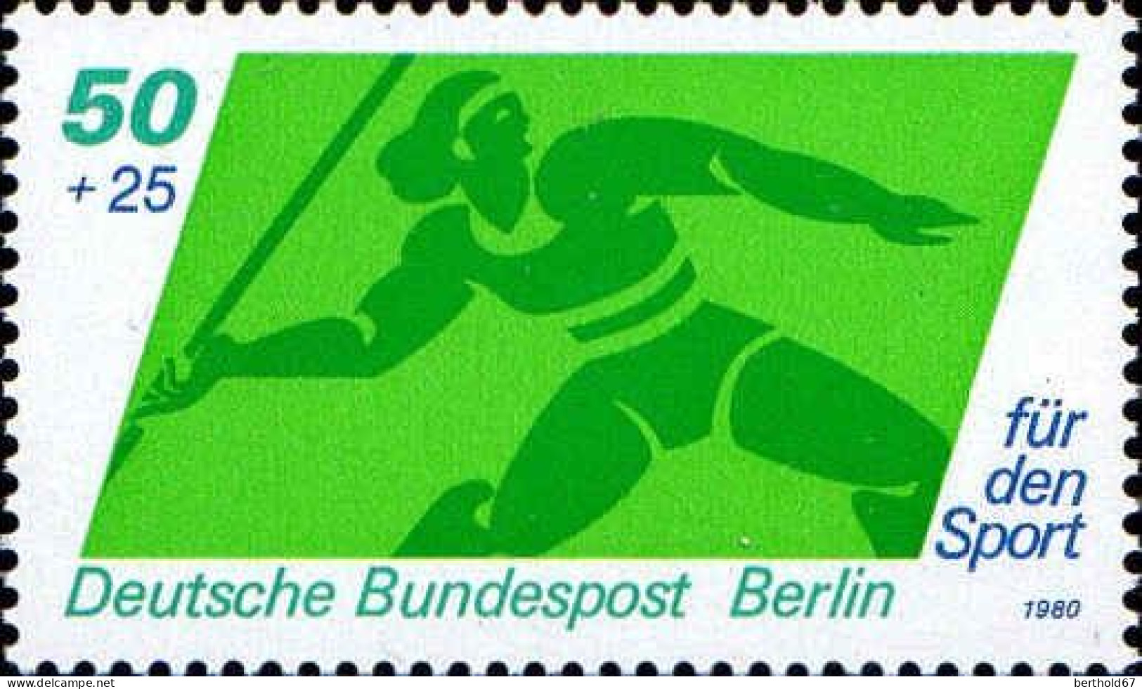 Berlin Poste N** Yv:582/584 Pour Le Sport Javelot Haltérophilie & Water Polo - Ongebruikt
