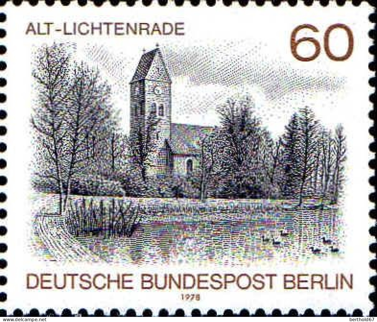 Berlin Poste N** Yv:544/546 Vues De Berlin - Unused Stamps