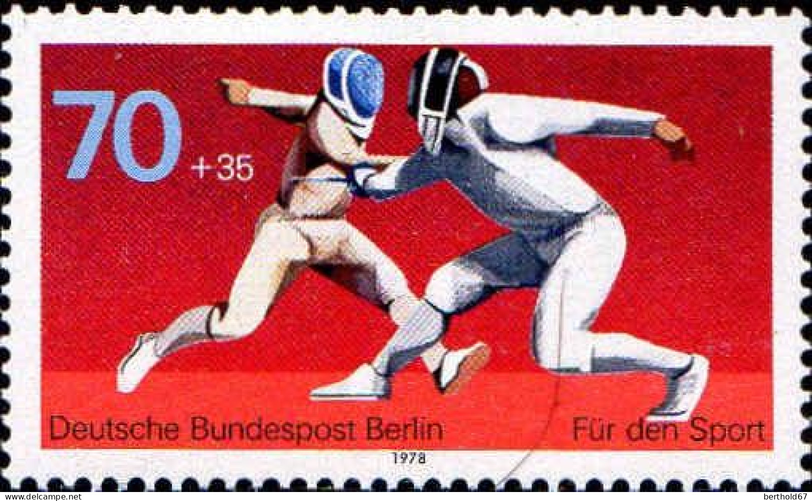 Berlin Poste N** Yv:528/529 Pour Le Sport Cyclisme & Escrime - Ungebraucht