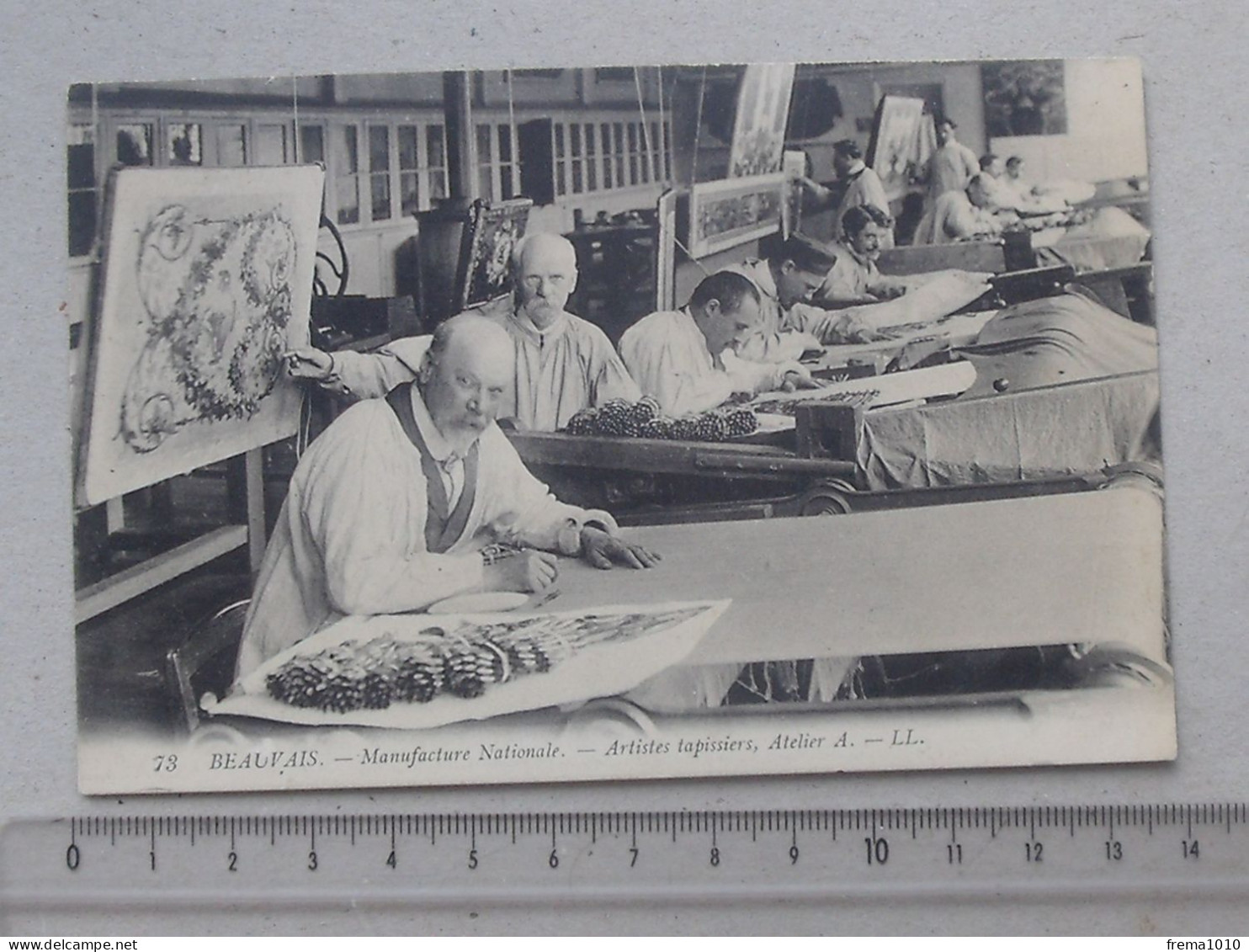 BEAUVAIS (60): Carte Postale Ancienne Manufacture Nationale - Artistes Tapissiers, Atelier A - JAMAIS CIRCULE - Beauvais