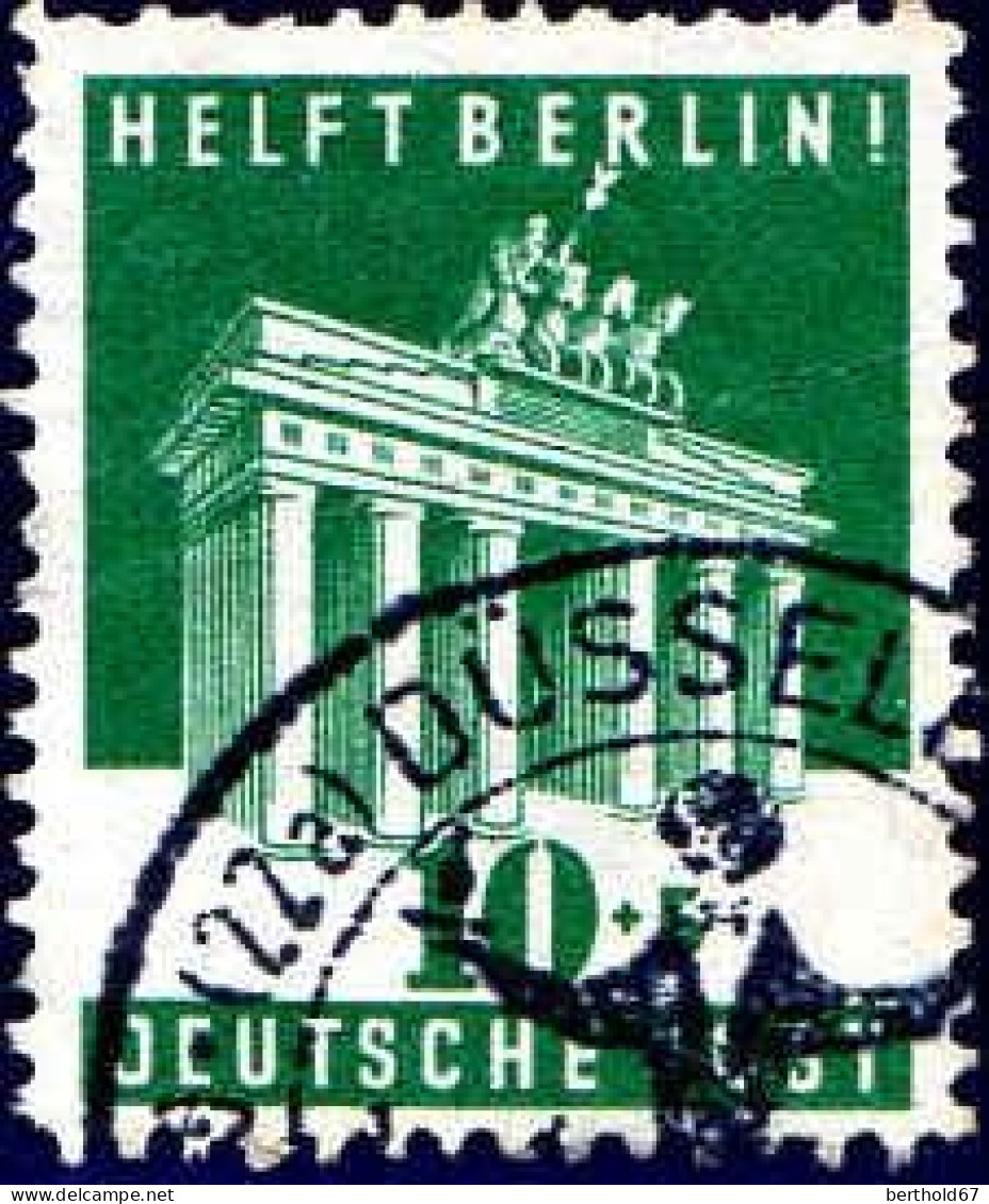 Allemagne Zone Anglo-Américaine Poste Obl Yv:69/70 Helft Berlin (TB Cachet Rond) - Usati