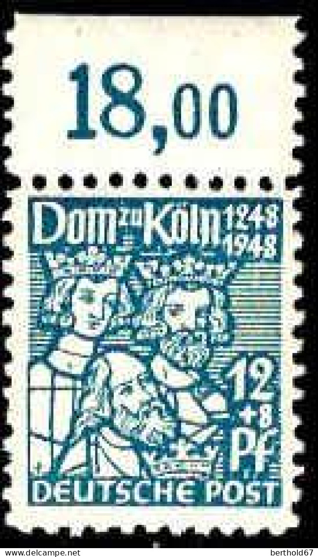 Allemagne Zone Anglo-Américaine Poste N** Yv:37/40 7.Centenaire De La Cathédrale Cologne Bord De Feuille - Mint