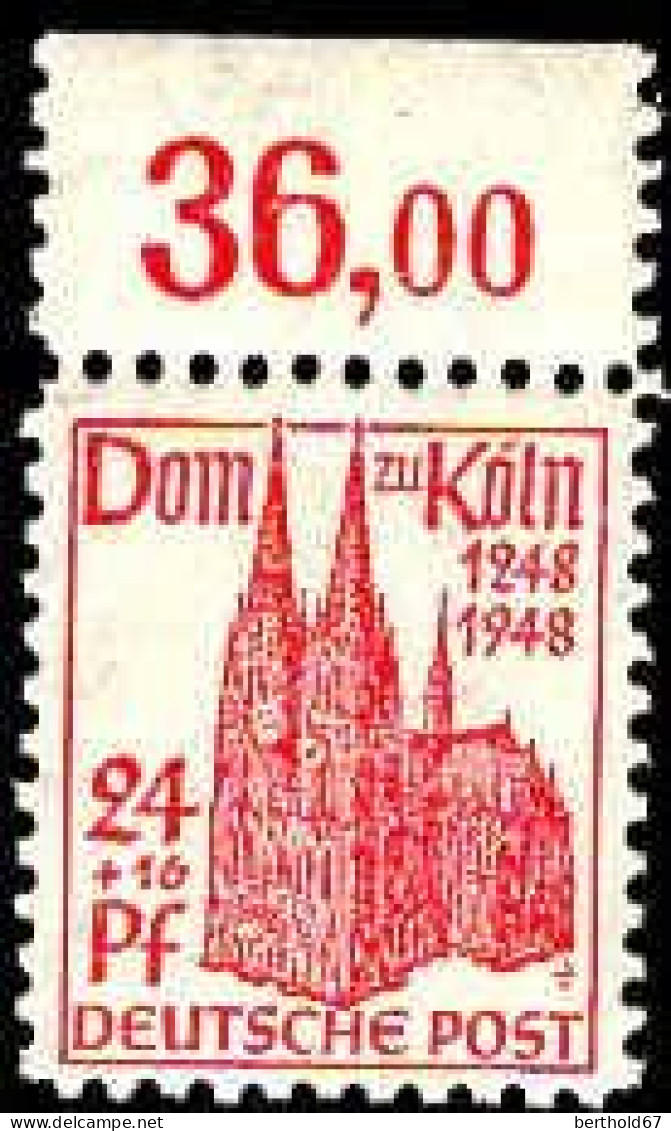 Allemagne Zone Anglo-Américaine Poste N** Yv:37/40 7.Centenaire De La Cathédrale Cologne Bord De Feuille - Mint