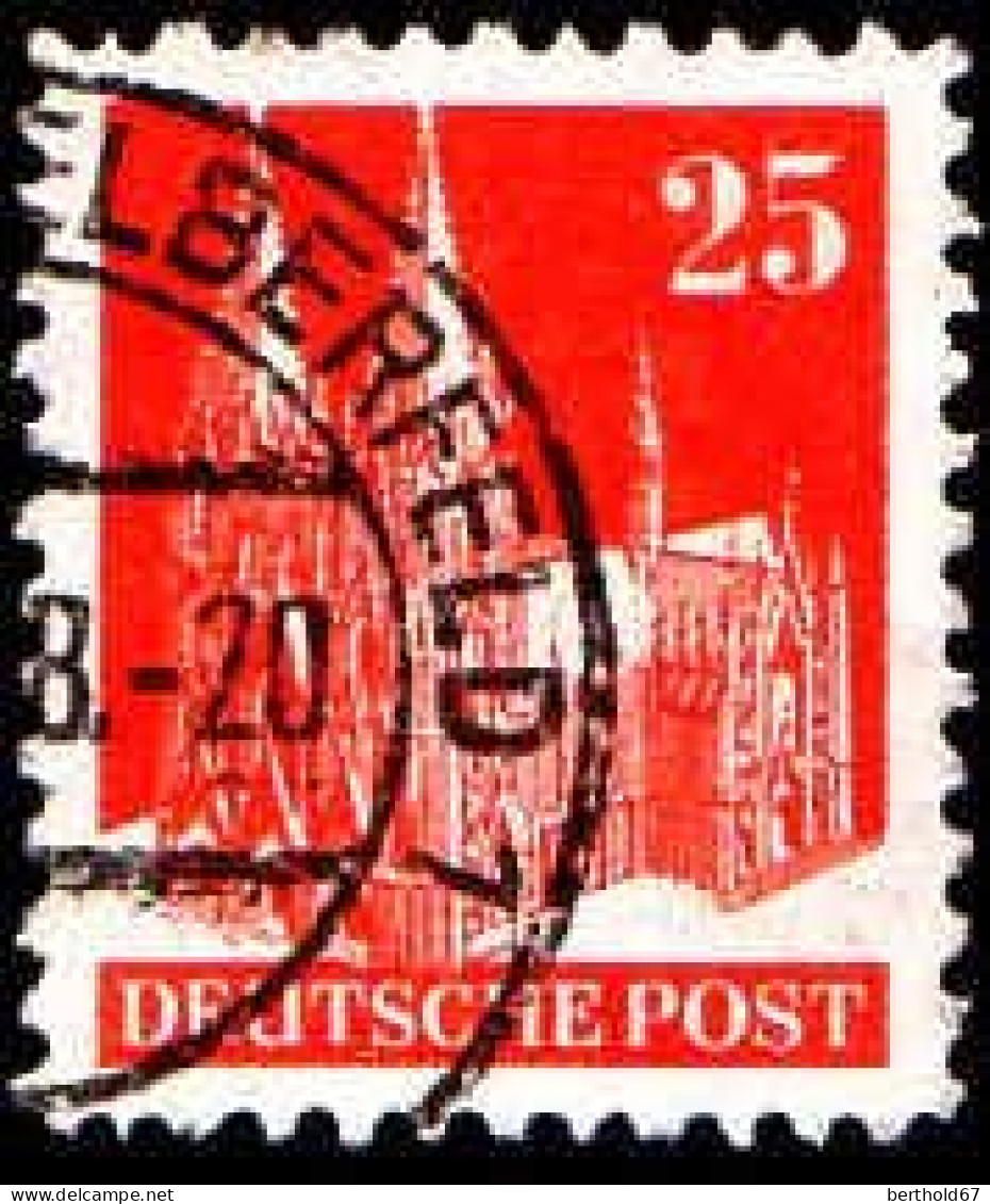 Allemagne Zone Anglo-Américaine Poste Obl Yv:41/64 Sites & monuments Dentelé 11 (Beau cachet rond)