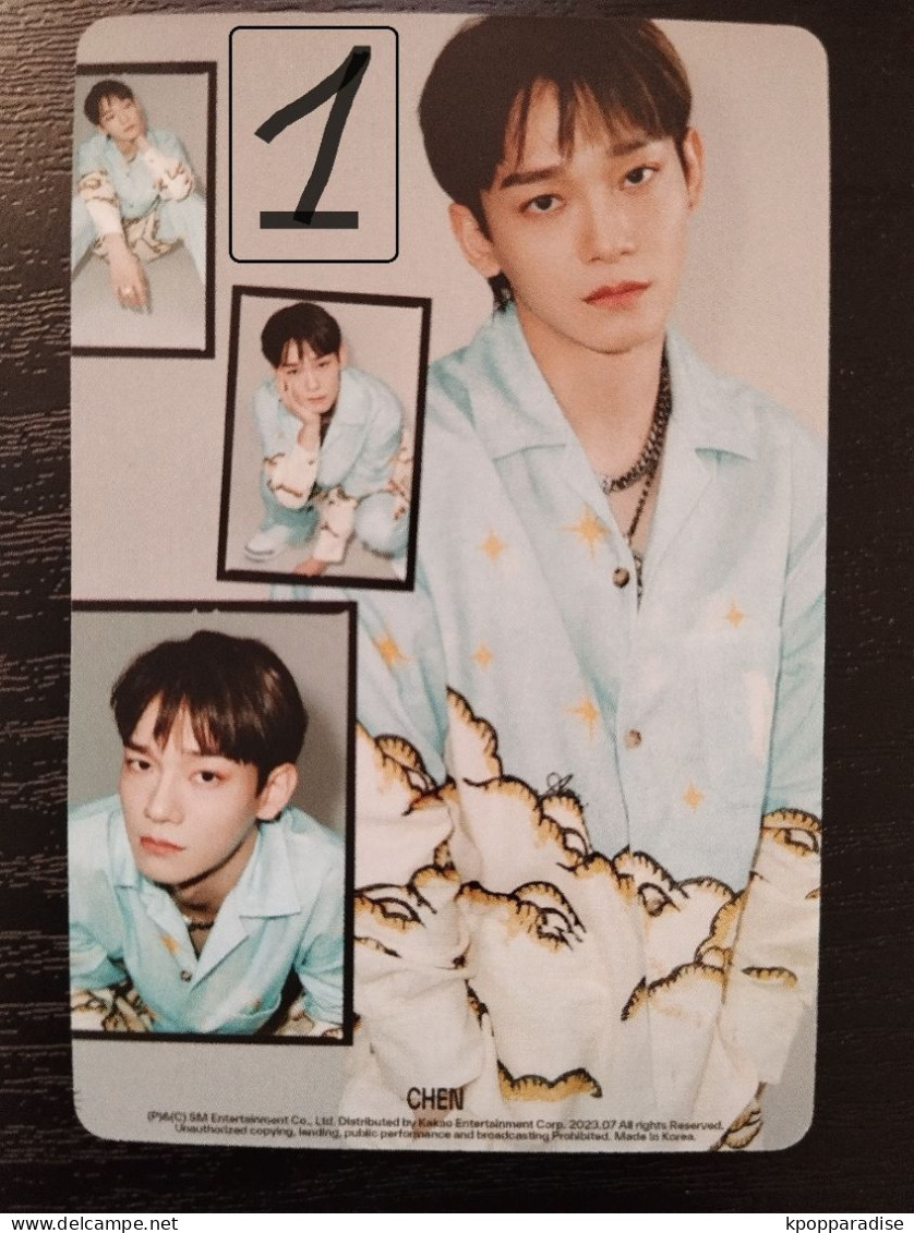 Photocard K POP Au Choix  EXO The 7th Album EXIST Chen - Objets Dérivés