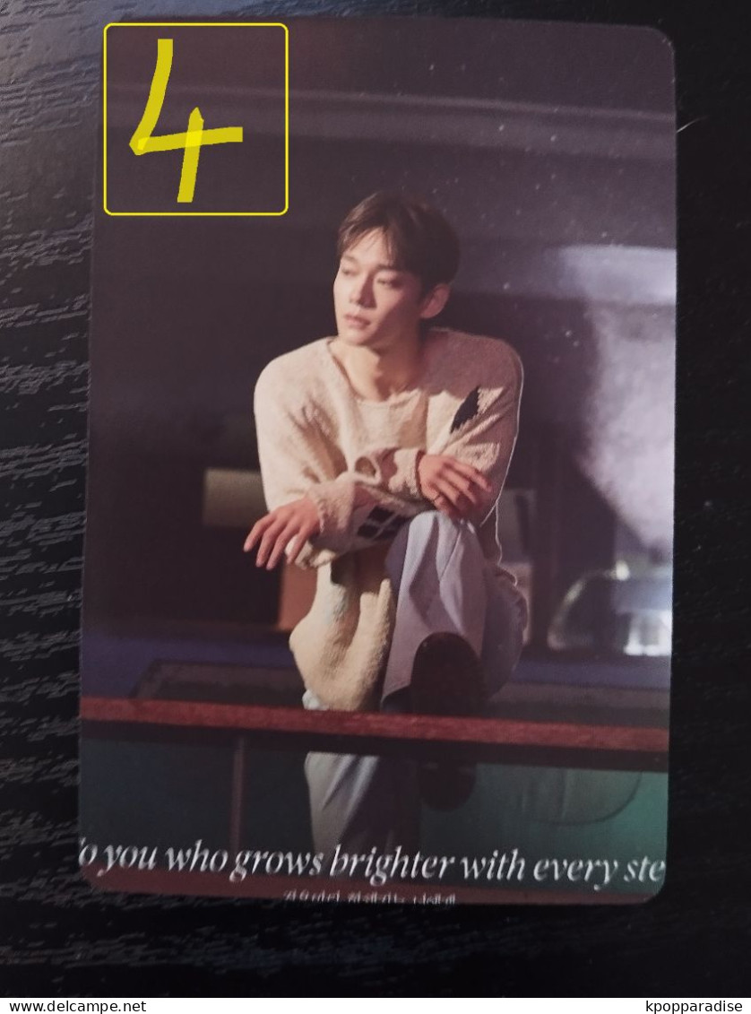 Photocard K POP Au Choix  EXO The 7th Album EXIST Chen - Objets Dérivés