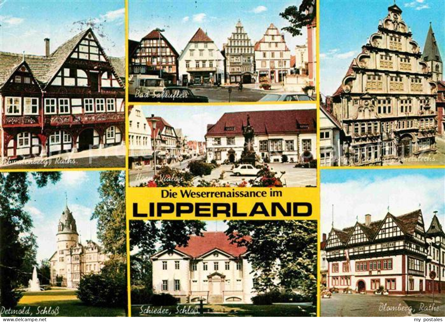 72849032 Detmold Weserrenaissance Im Lipperland Sehenswuerdigkeiten Historische  - Detmold