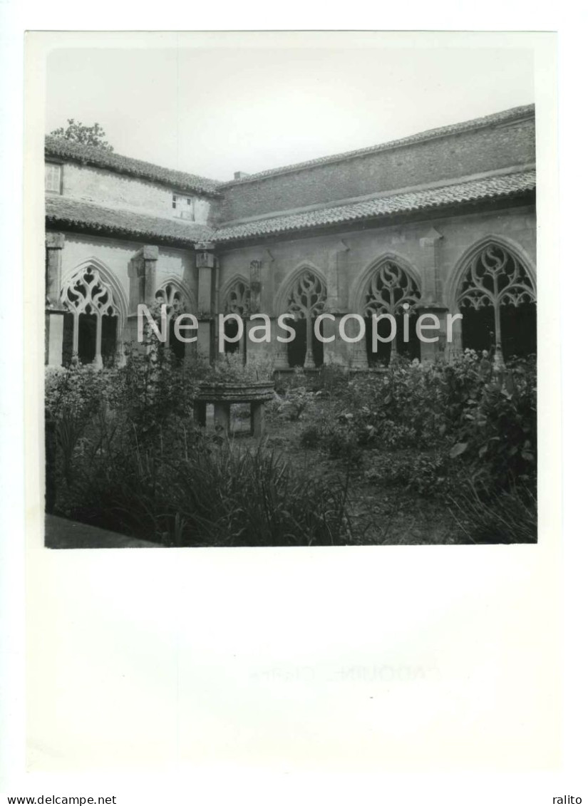 CADOUIN Vers 1960 Cloitre Photo 14 X 14 Cm DORDOGNE - Plaatsen