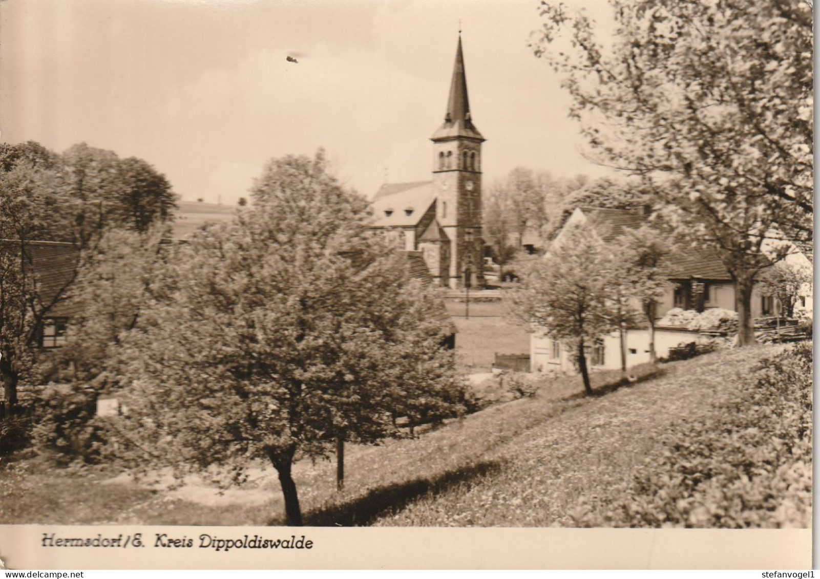 Hermsdorf ü. Dipp. ,   1968    Kirche - Other & Unclassified