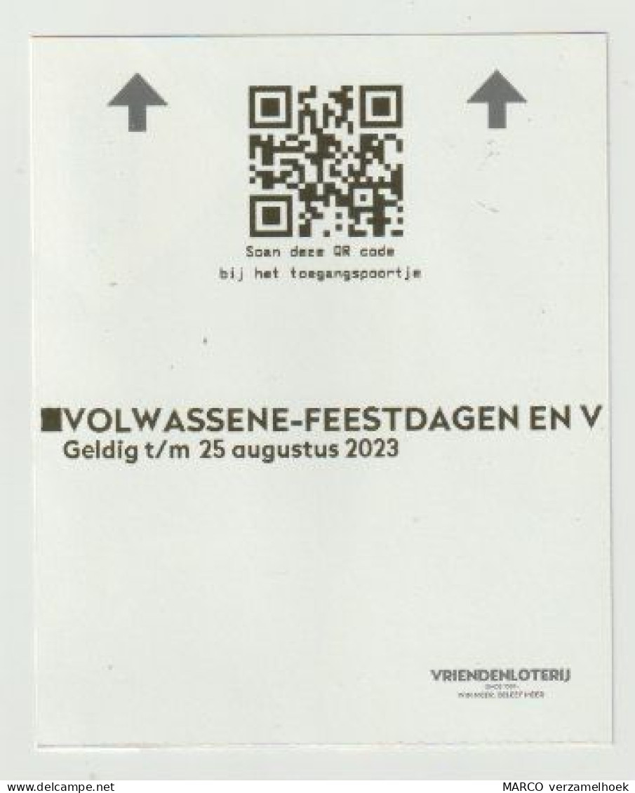 Carte D'entrée-toegangskaart-ticket: Nederlands Openlucht Museum Arnhem (NL) - Tickets - Vouchers