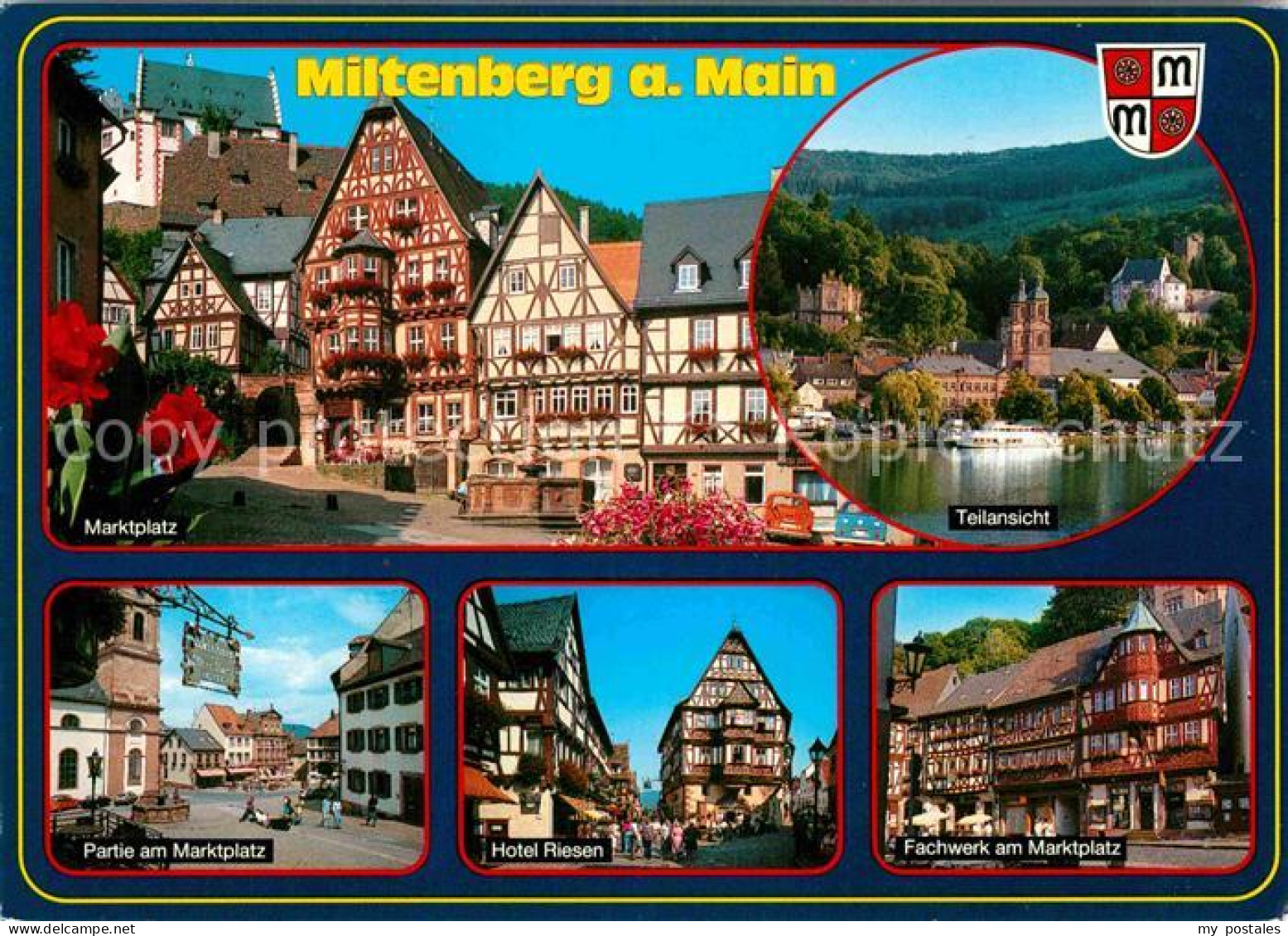 72848943 Miltenberg Main Marktplatz Fachwerkhaeuser Hotel Riesen Miltenberg - Otros & Sin Clasificación