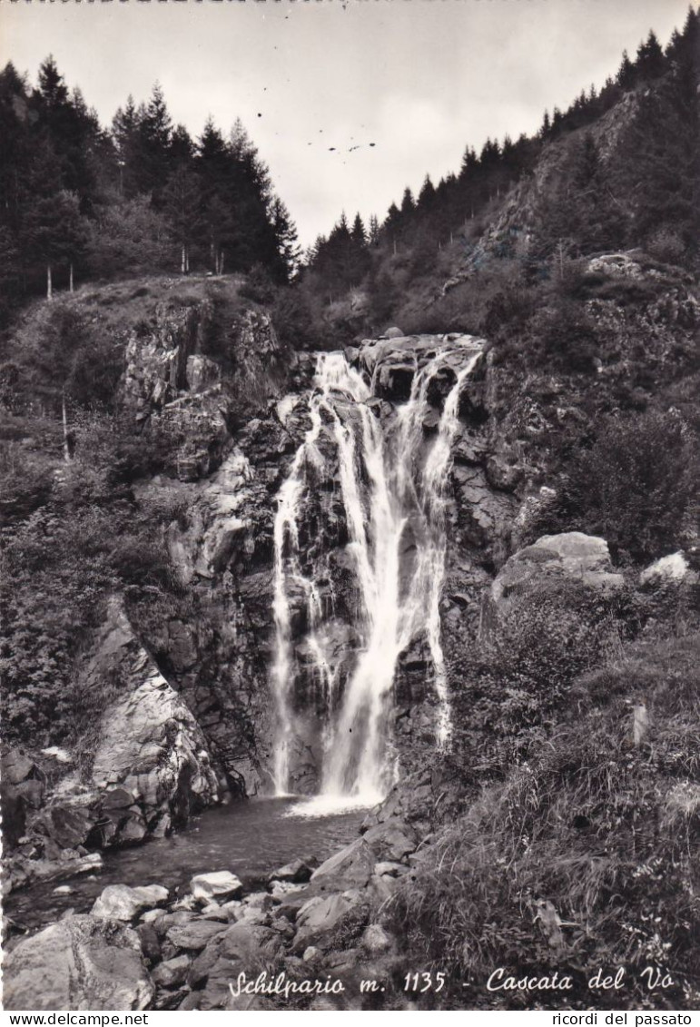 Cartolina Schilpario ( Bergamo ) Cascata - Bergamo