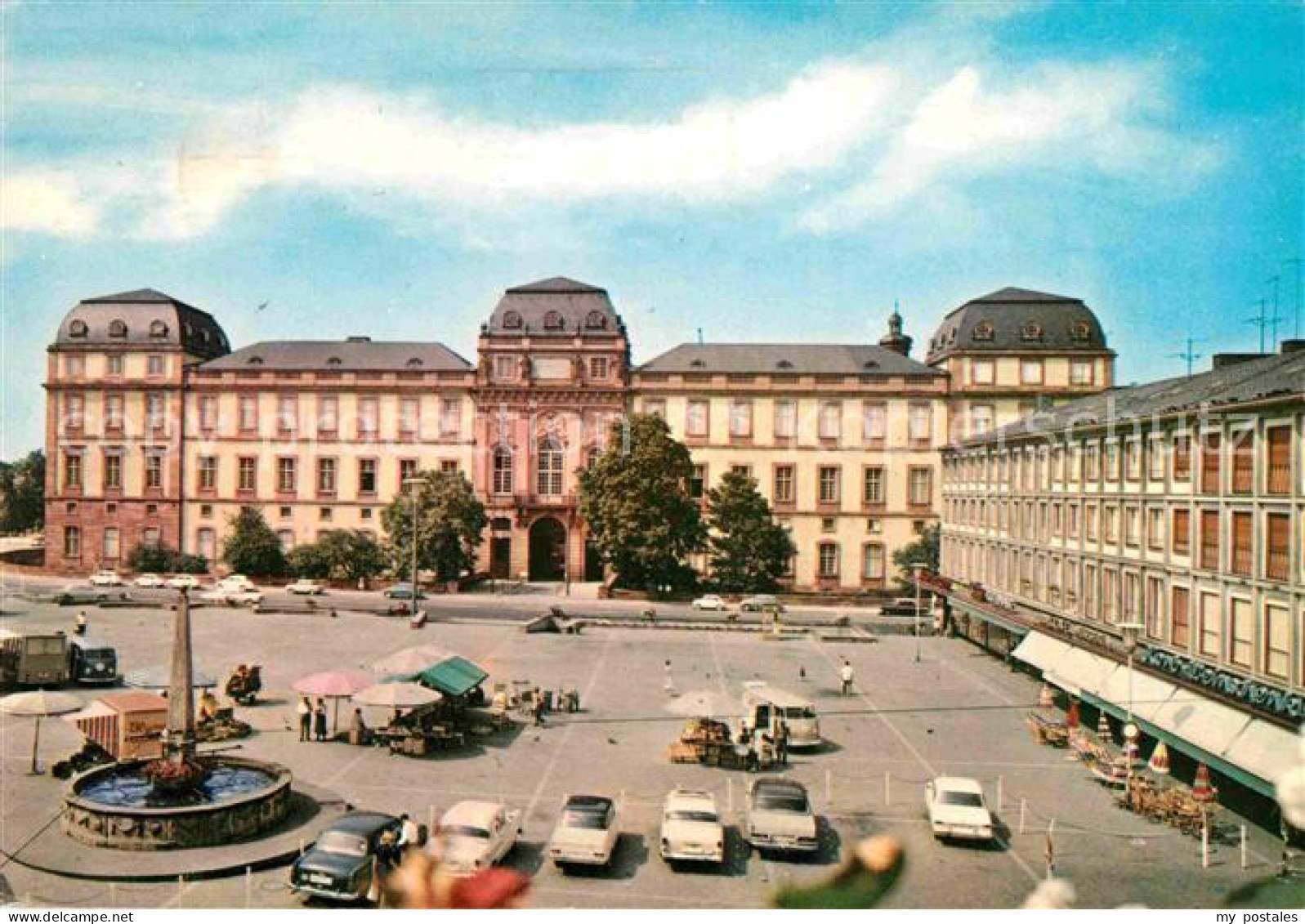 72848922 Darmstadt Marktplatz Schloss Brunnen Darmstadt - Darmstadt