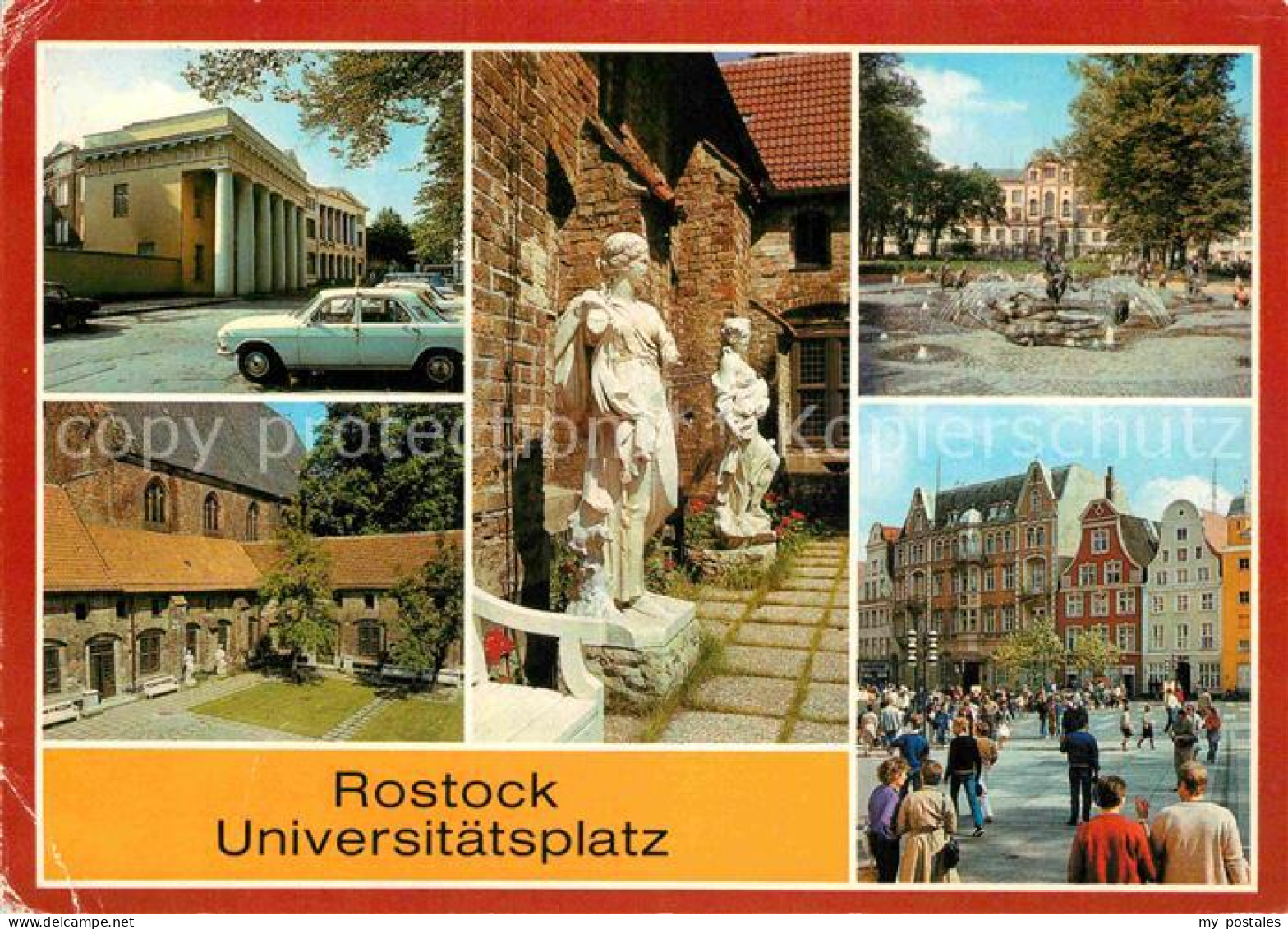 72848908 Rostock Mecklenburg-Vorpommern Universitaetsplatz Neue Wache Torsi Klos - Rostock