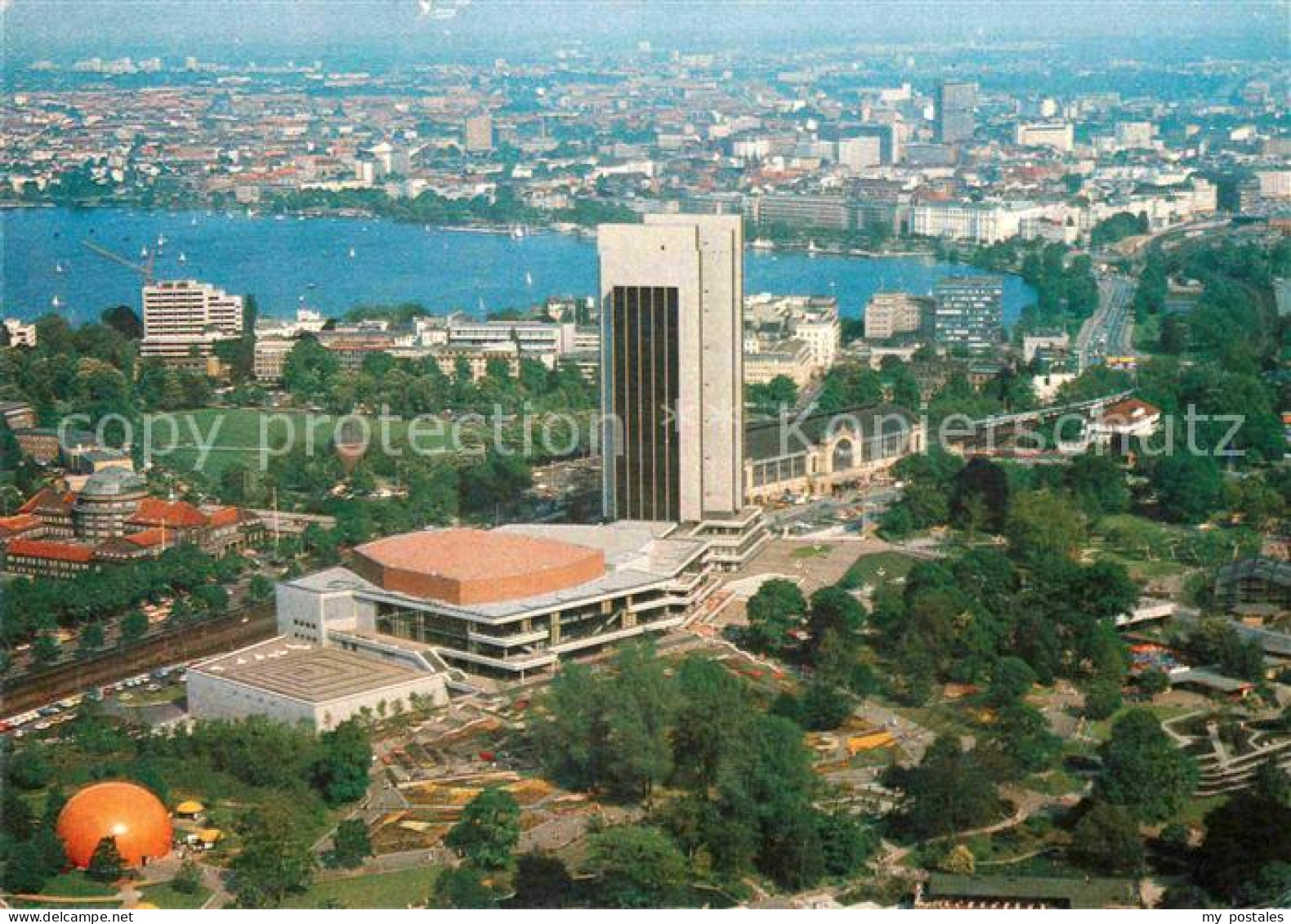 72848882 Hamburg CCH Congress Centrum Fliegeraufnahme Hamburg - Andere & Zonder Classificatie