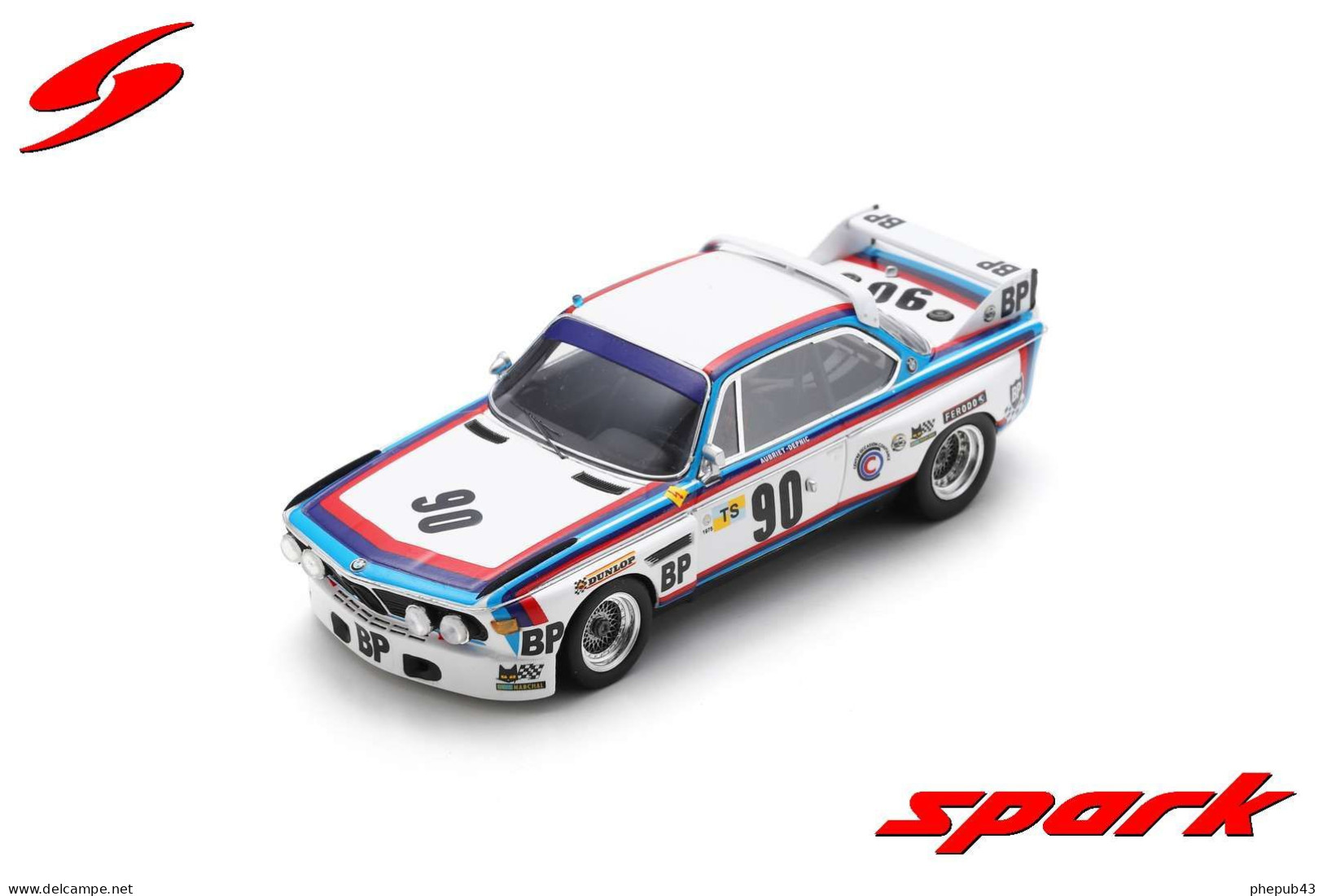 BMW 3.0 CSL - 24h Le Mans 1975 #90 - J-C. Aubriet/"Depnic" - Spark - Spark