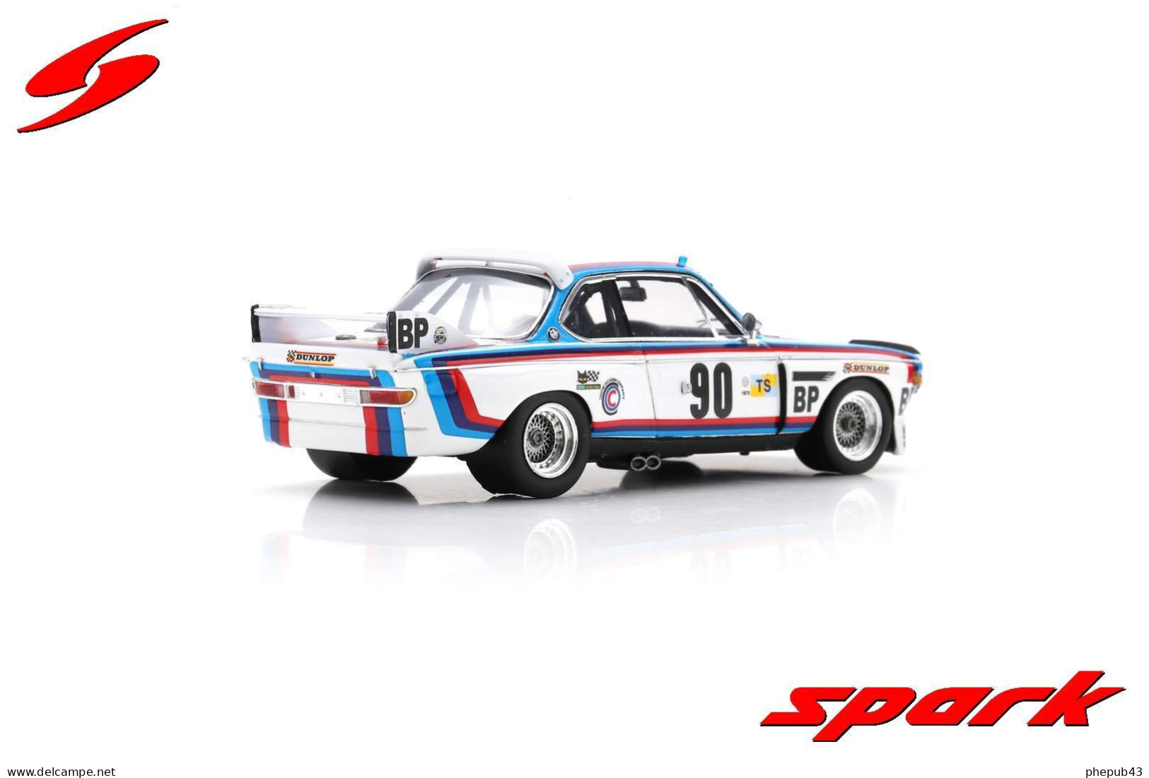 BMW 3.0 CSL - 24h Le Mans 1975 #90 - J-C. Aubriet/"Depnic" - Spark - Spark