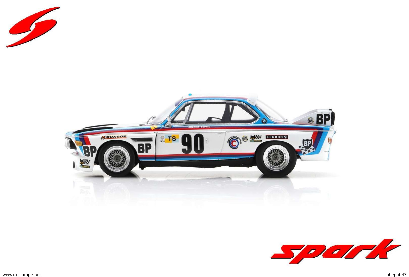 BMW 3.0 CSL - 24h Le Mans 1975 #90 - J-C. Aubriet/"Depnic" - Spark - Spark