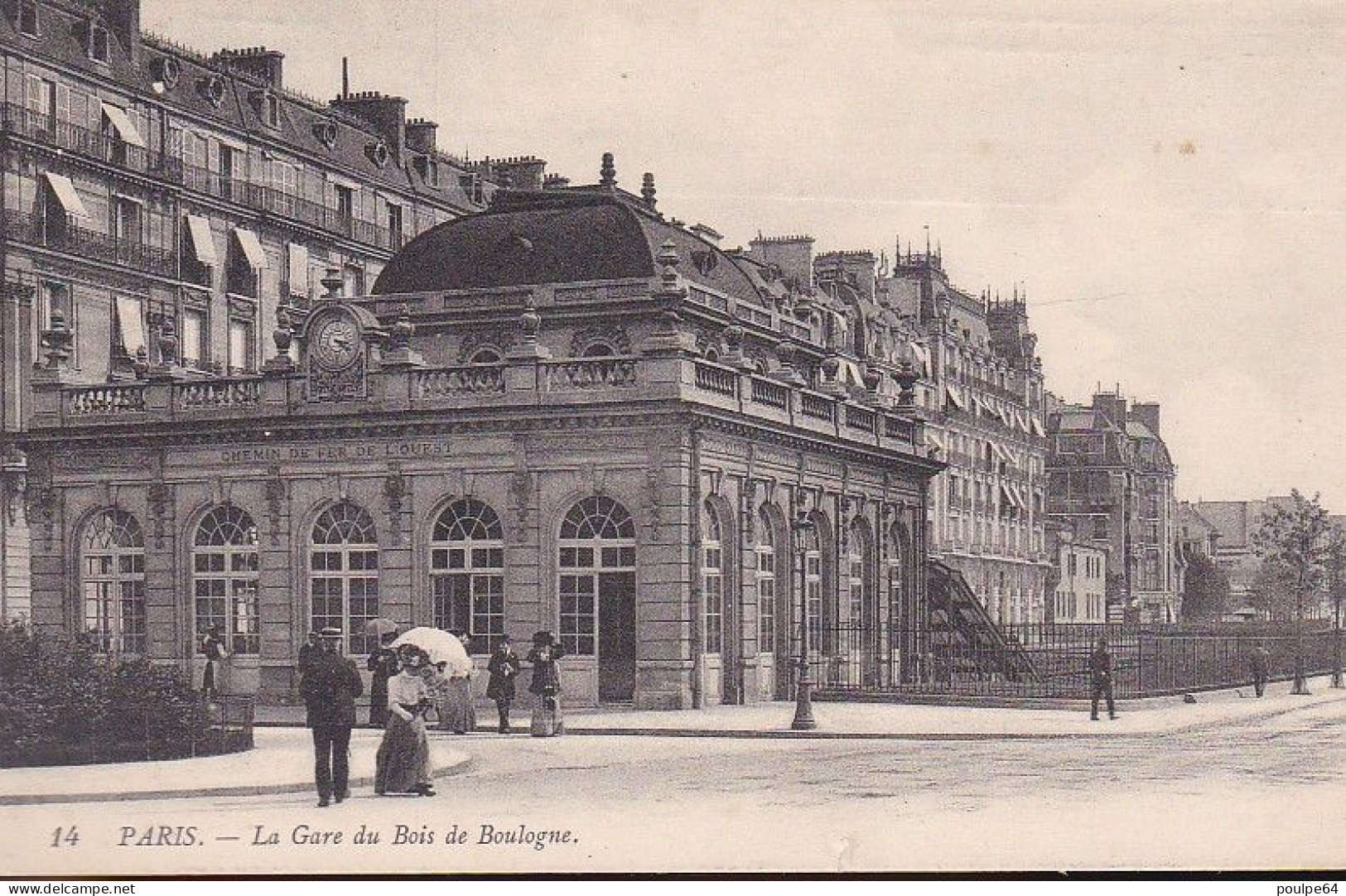 La Gare Du Bois De Boulogne : Vue Extérieure - (16-ème Arrondissement) - Pariser Métro, Bahnhöfe