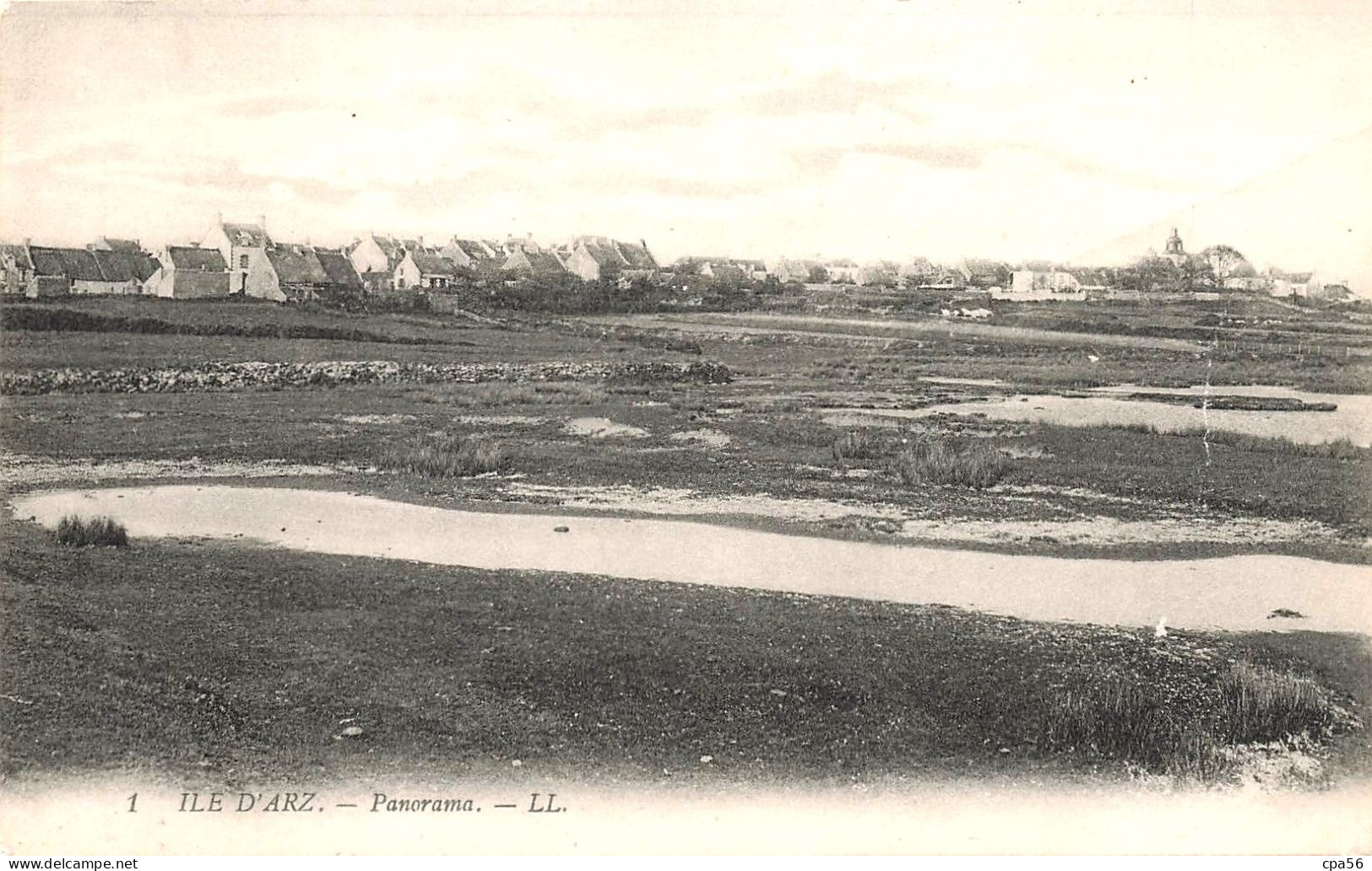 île D'ARZ - ARZ - Panorama (vers 1914) - Other & Unclassified