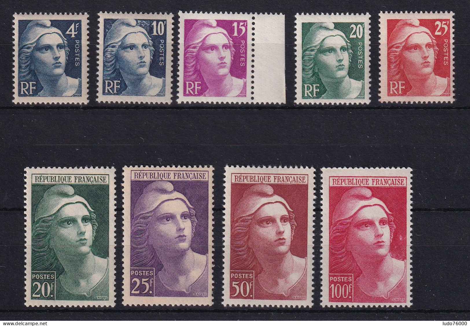 D 810 / LOT N° 725/733 NEUF** COTE 46€ - Sammlungen