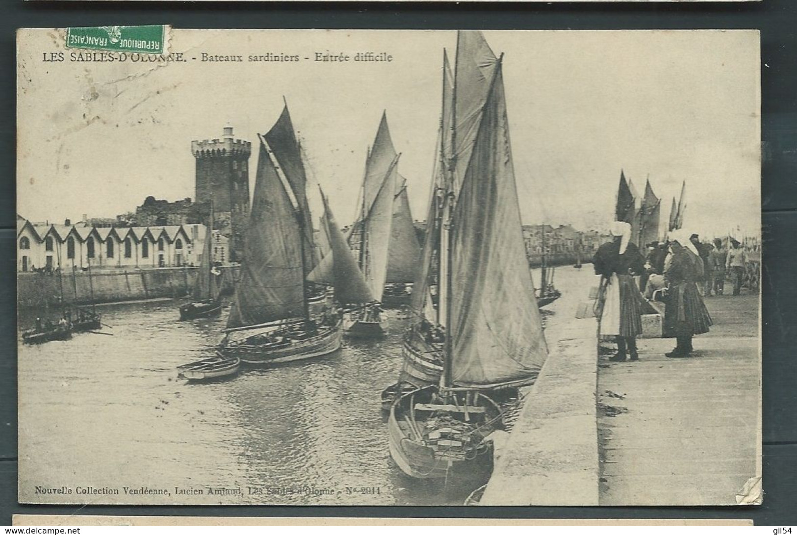 Les Sables D'olonne - Bateau Sardiniers - Entrée Difficile  - Mab 5977 - Sables D'Olonne