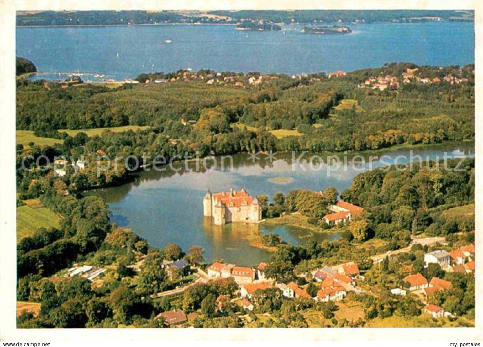 72848817 Gluecksburg Ostseebad Schloss Fliegeraufnahme Aus Luftbildatlas Schlesw - Autres & Non Classés