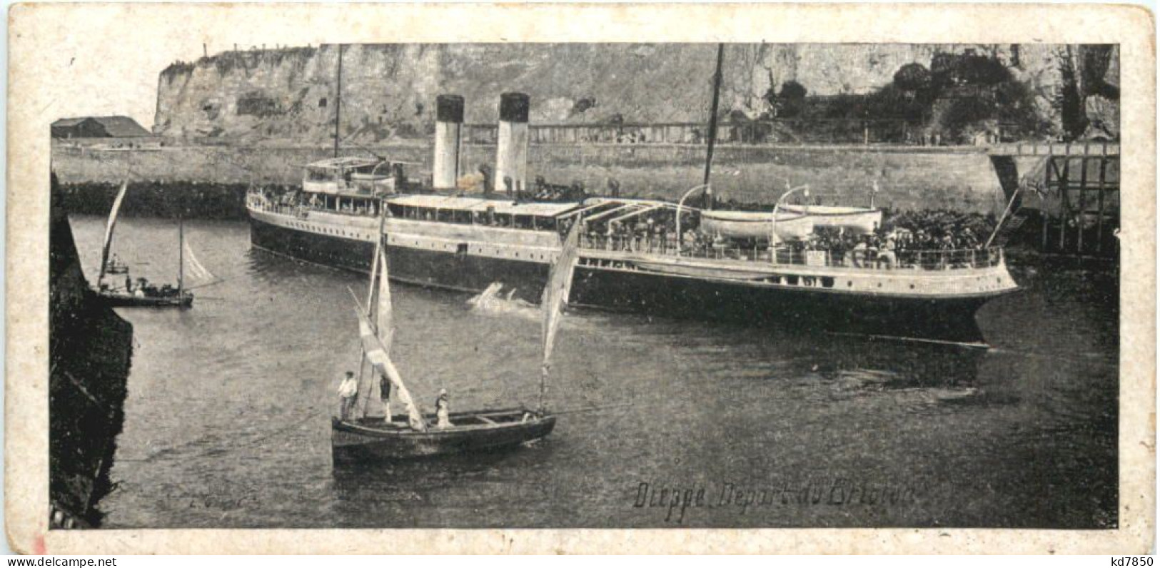 Dieppe - Mini Postcard - Dieppe