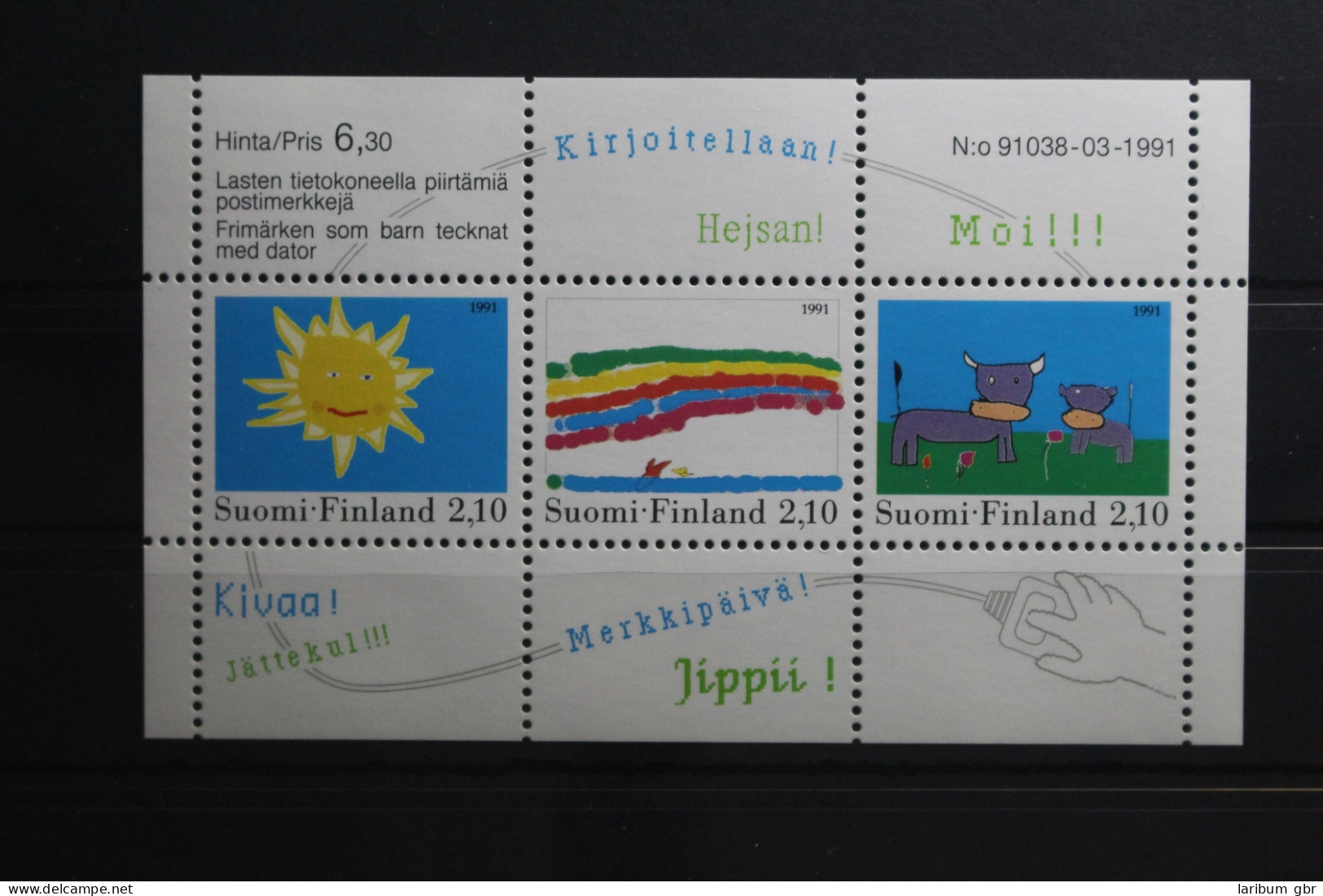 Finnland Block 7 Mit 1149-1151 Postfrisch #TU807 - Otros & Sin Clasificación