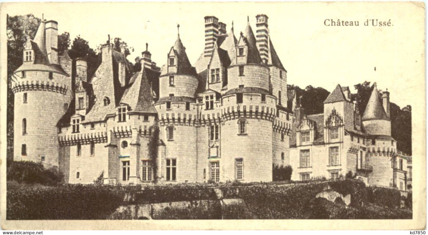 Chateau D Usse - Mini Postcard - Autres & Non Classés