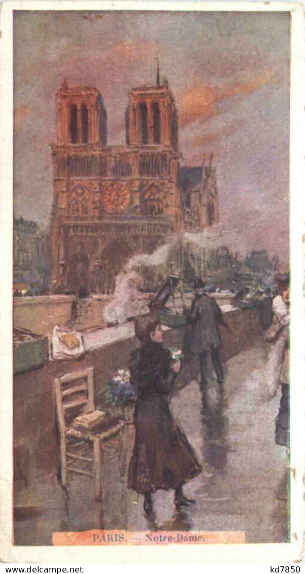 Paris - Notre Dame - Mini Postcard - Sonstige & Ohne Zuordnung