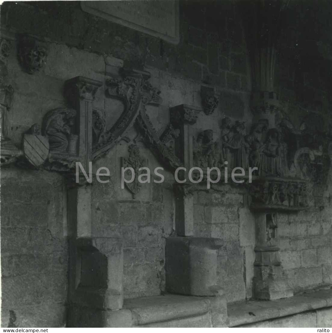 CADOUIN Vers 1960 Cloitre Photo 14 X 14 Cm DORDOGNE - Lieux