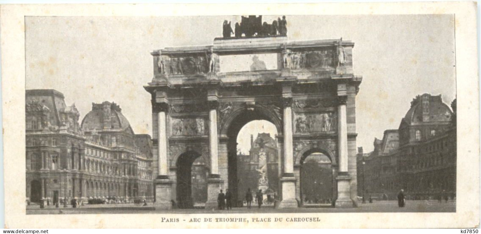 Paris - Mini Postcard - Sonstige & Ohne Zuordnung