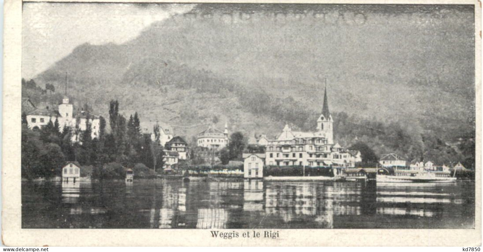 Weggis - Mini Postcard - Weggis