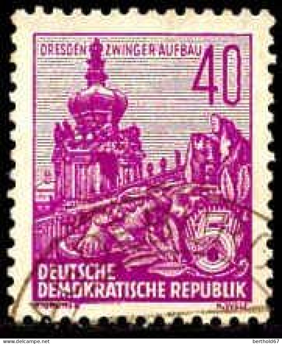 Rda Poste Obl Yv: 192 Mi:456 Dresden Zwinger Aufbau (Beau Cachet Rond) - Gebraucht