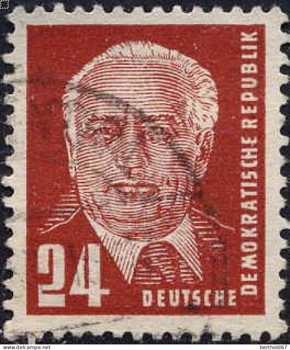 Rda Poste Obl Yv:  71 Mi:324 Wilhelm Pieck (cachet Rond) - Used Stamps