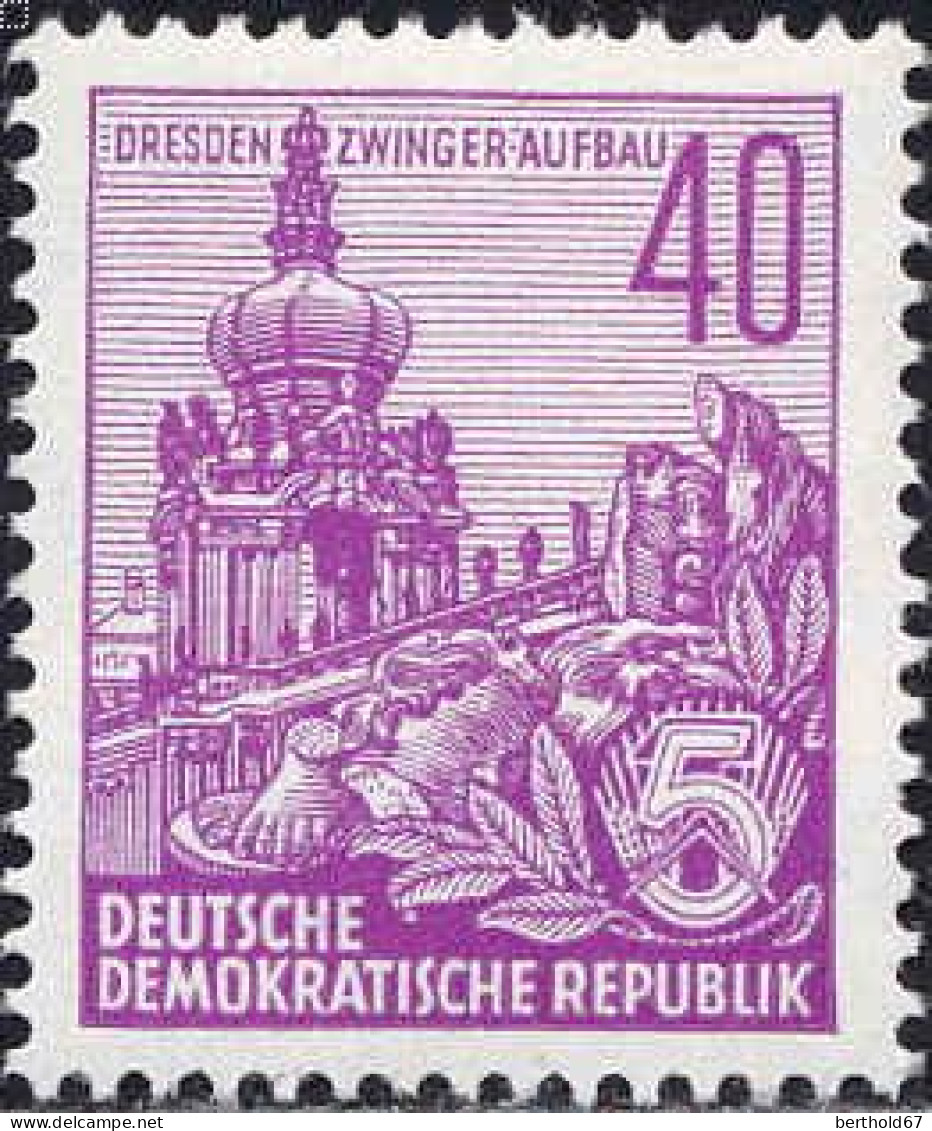 Rda Poste N** Yv: 320B Mi:583B Dresden Zwinger Aufbau - Unused Stamps