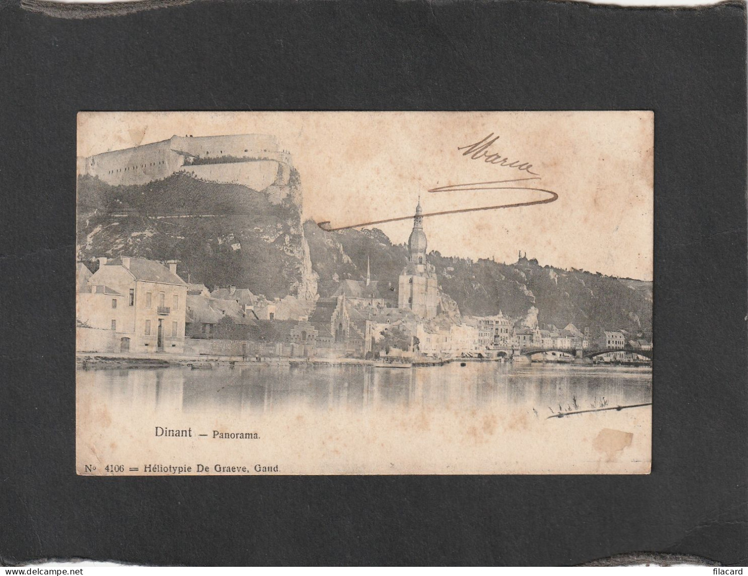 128964          Belgio,      Dinant,   Panorama,   VG   1908 - Dinant