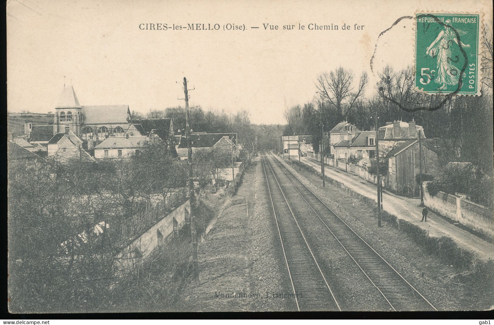 60 --- Cires - Les - Mello --- Vue Sur Le Chemin De Fer - Other & Unclassified