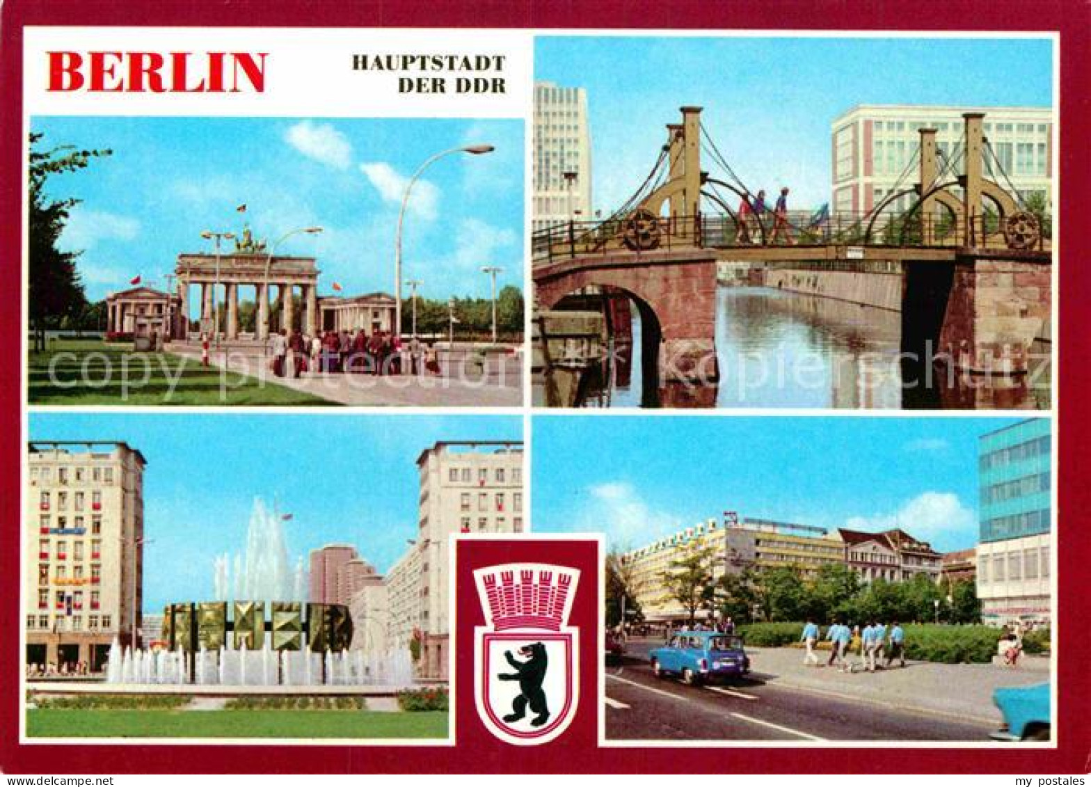 72848308 Berlin Brandenburger Tor Jungfernbruecke Strausberger Platz Interhotel  - Sonstige & Ohne Zuordnung