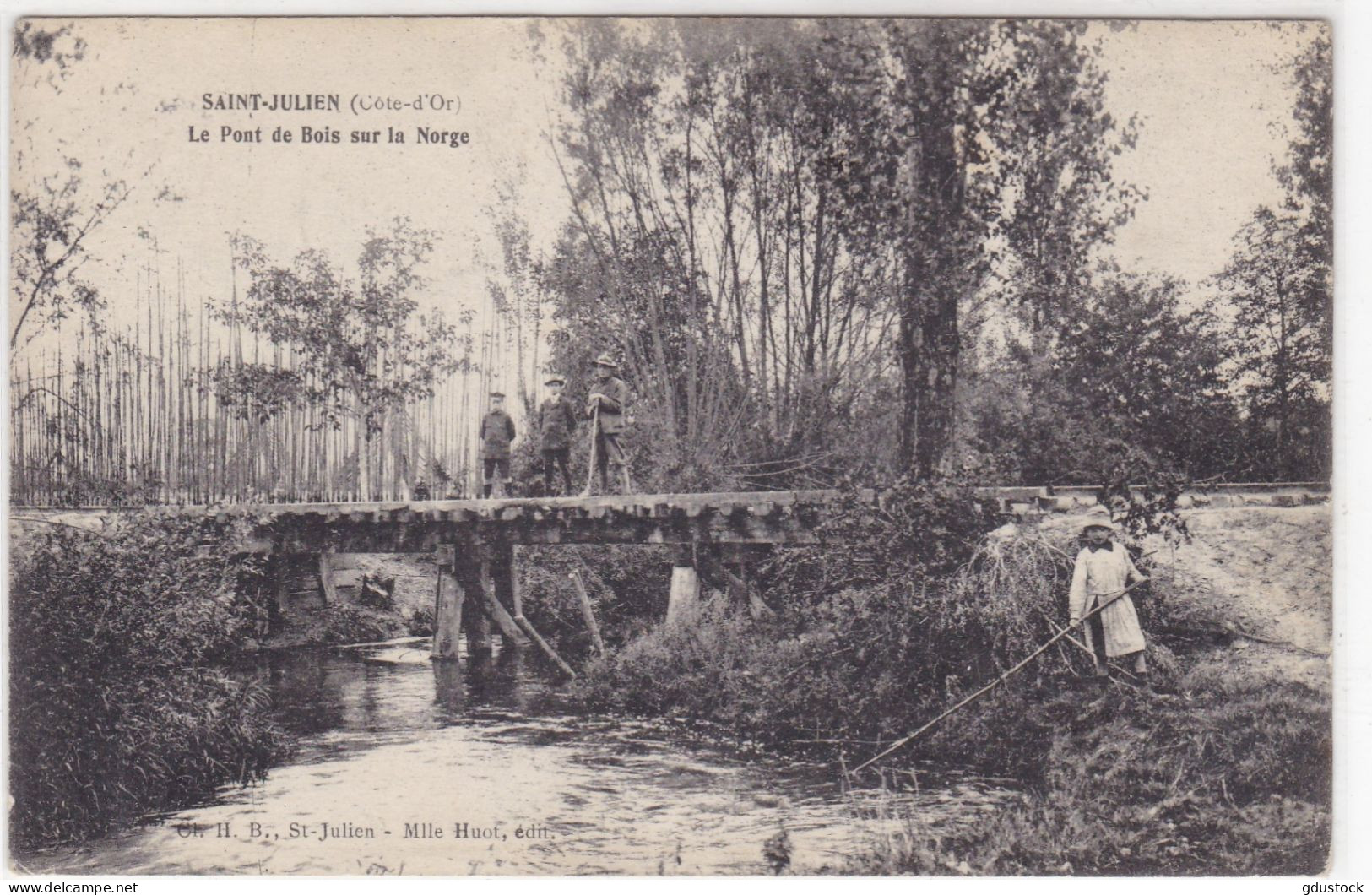 Côte-d'Or - Saint-Julien - Le Pont De Bois Sur La Norge - Autres & Non Classés